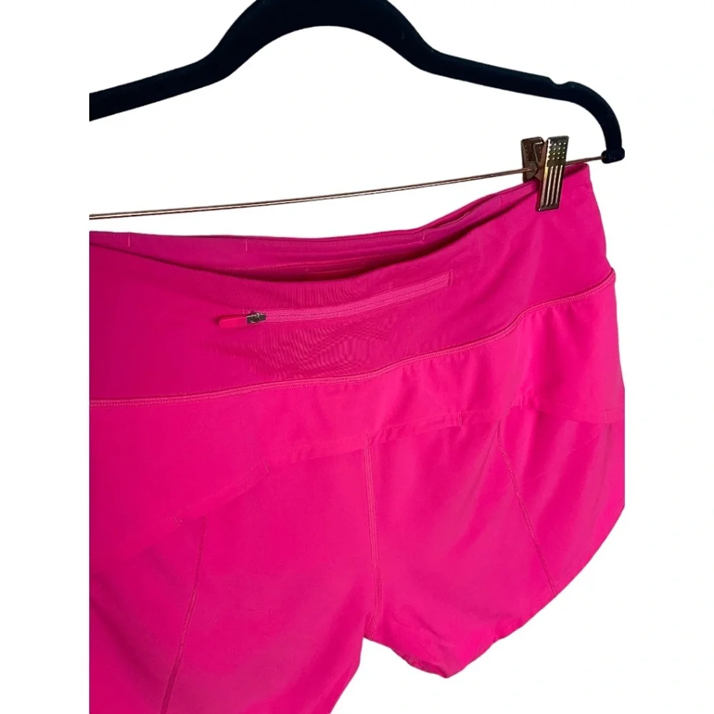 Women's Pink Athletic Shorts - Picture 4 of 7